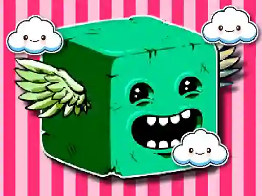 Cluiche Cube Endless Jumping ar líne