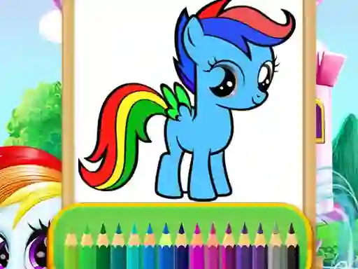 Cluiche Wonder Pony Coloring ar líne