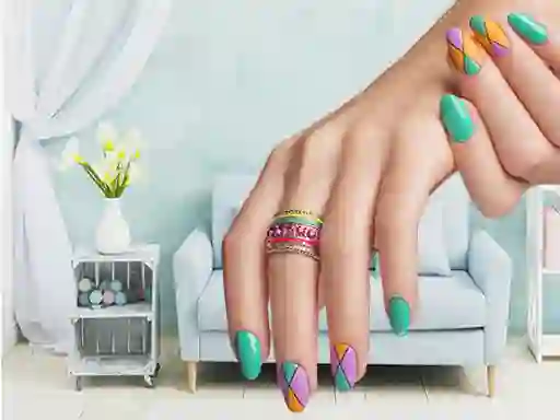 Cluiche Nail Art Puzzle ar líne