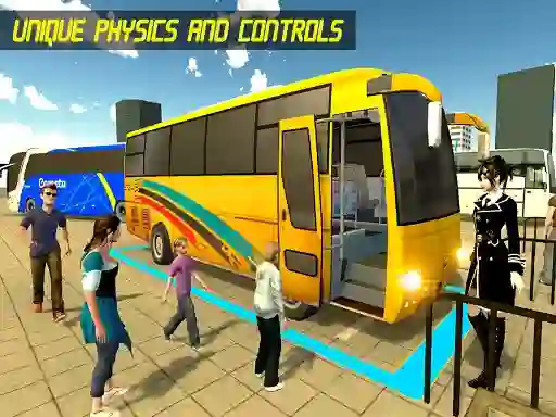 Cluiche Modern Bus Parking Advance Bus ar líne