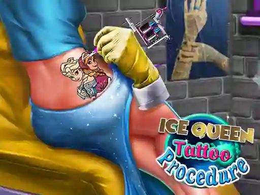 Cluiche Ice Queen Tattoo Procedure ar líne