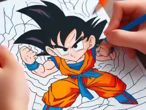 Cluiche Anime Coloring Book ar líne