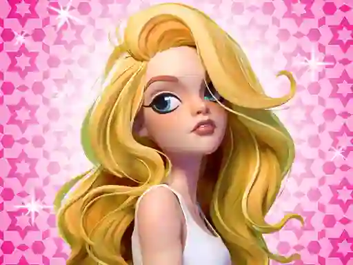 Cluiche Super Fashion Stylist Dress Up 3d ar líne
