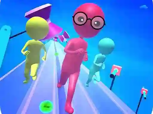 Cluiche Fun Run Race 3d ar líne
