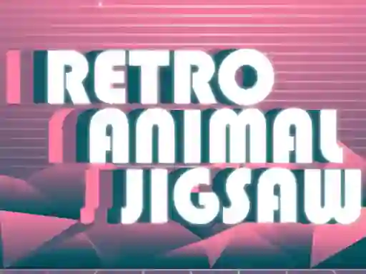 Cluiche Retro Animal Jigsaw ar líne