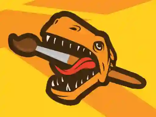 Cluiche Dinosaur Warrior Coloring ar líne