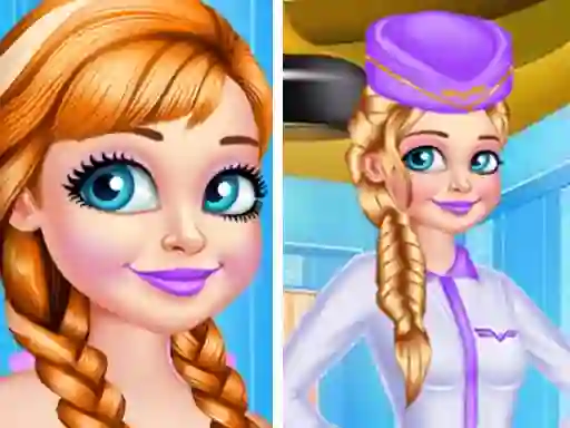 Cluiche Princess Stewardess ar líne