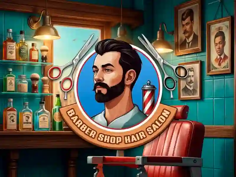 Cluiche Barber Shop Hair Salon Sim ar líne