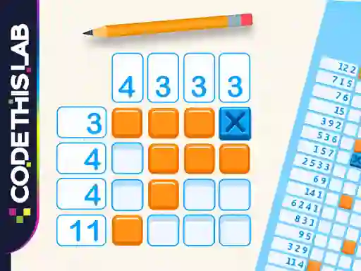 Cluiche Classic Nonogram ar líne