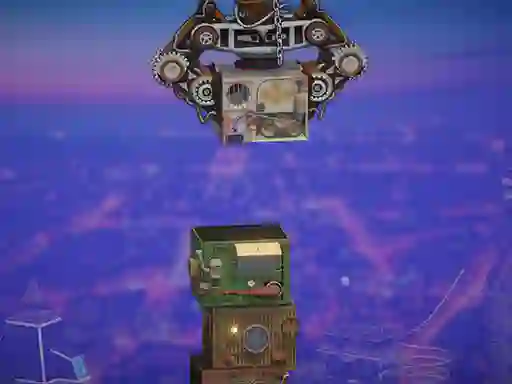 Cluiche Steampunk Tower Builder ar líne