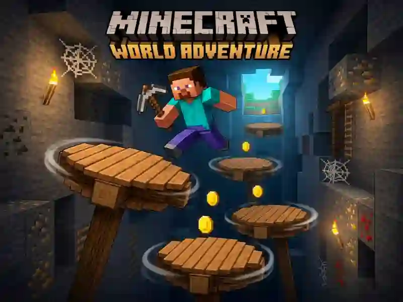 Cluiche Minecraft World Adventure ar líne