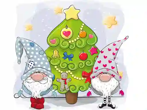 Cluiche Cute Gnomes Hidden Stars ar líne
