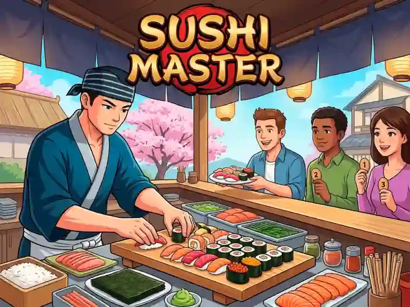 Cluiche Sushi Master ar líne