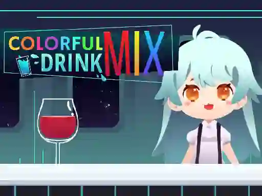 Cluiche Colorful Mix Drink ar líne