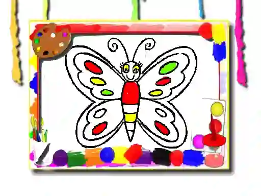 Cluiche Butterfly Coloring Book ar líne