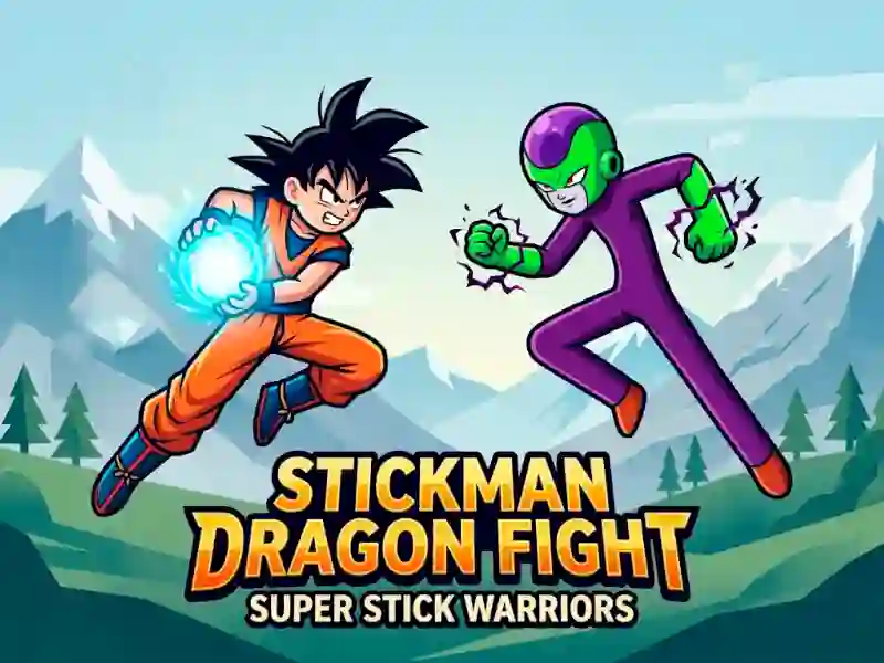 Cluiche Stickman Dragon Fight - Super Stick Warriors ar líne