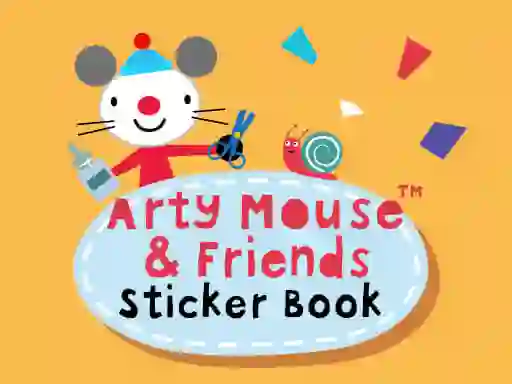 Cluiche Arty Mouse & Friends Sticker Book ar líne
