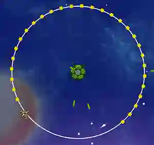 Cluiche Orbit Avoider ar líne