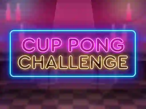 Cluiche Cup Pong Challenge ar líne