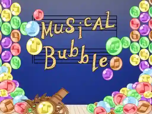 Cluiche Musical Bubble ar líne
