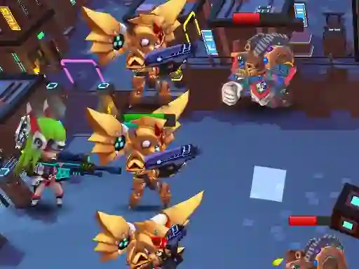 Cluiche Guardians vs Zombies ar líne