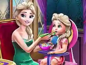 Cluiche Ice Queen Toddler Feed ar líne