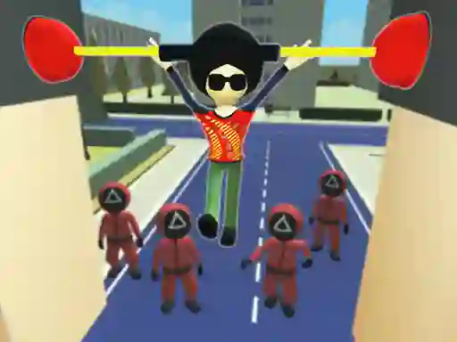 Cluiche Squid Fall Guy ar líne