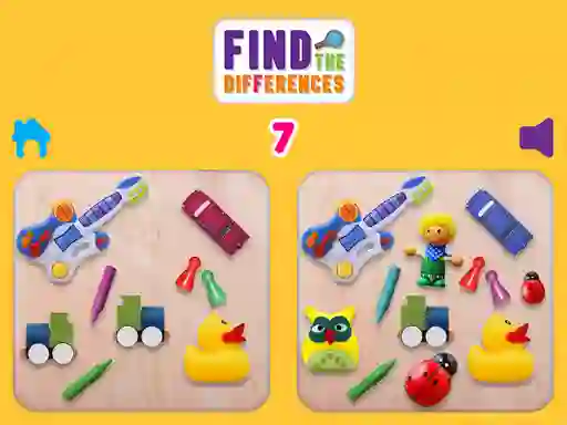 Cluiche Find The Differences ar líne