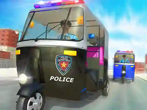 Cluiche Police Auto Rickshaw 2020 ar líne