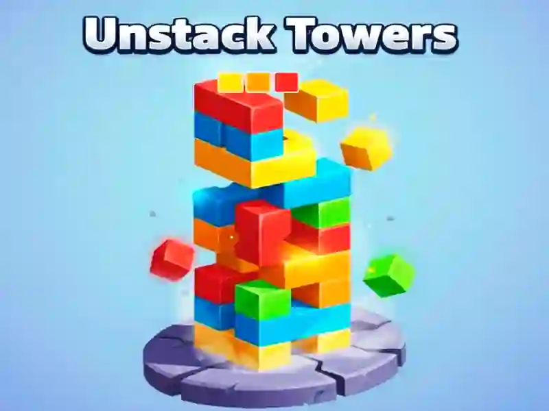 Cluiche Unstack Towers ar líne