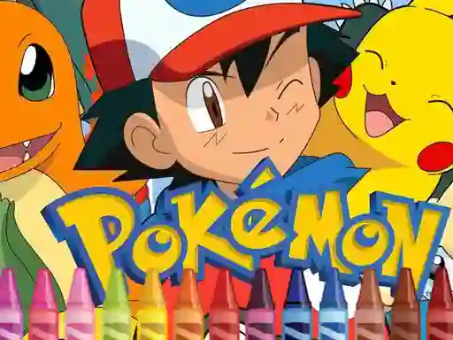 Cluiche Pokemon Coloring ar líne