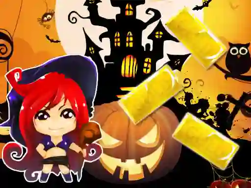 Cluiche Halloween Slide Puzzle ar líne
