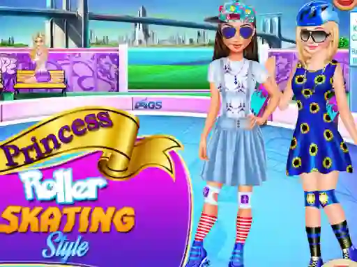 Cluiche Princess Roller Skating Style ar líne