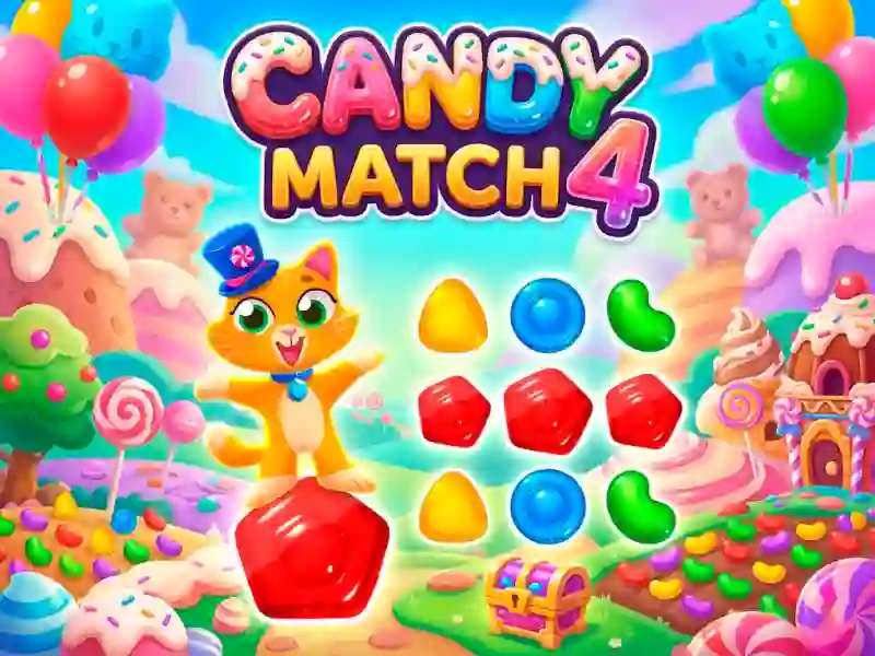 Cluiche Candy Match 4 ar líne