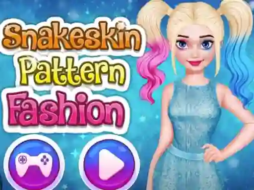 Cluiche Snakeskin Pattern Fashion ar líne