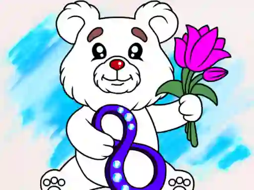 Cluiche March Coloring Book ar líne