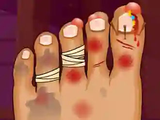 Cluiche Monster Foot Doctor ar líne