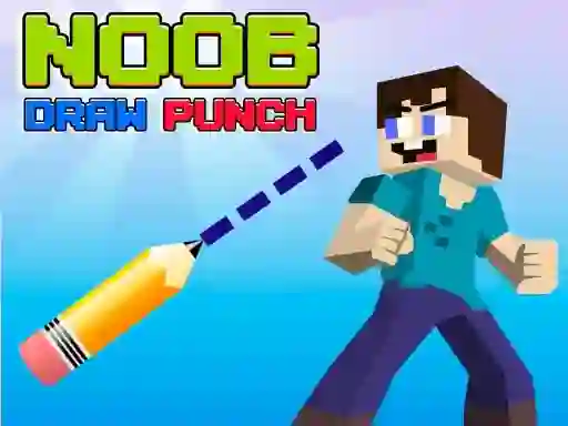 Cluiche Noob Draw Punch ar líne