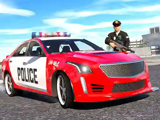 Cluiche Police Car Cop Real Simulator ar líne
