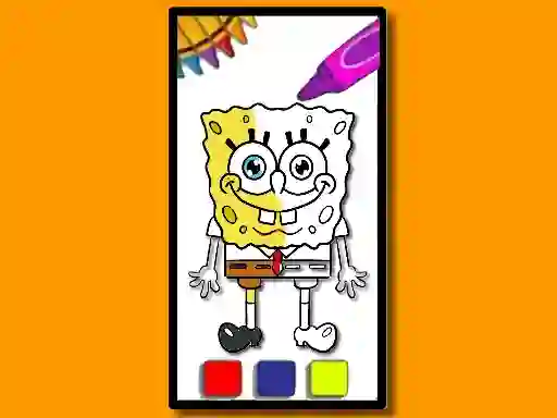 Cluiche SpongeBob Coloring Adventure ar líne