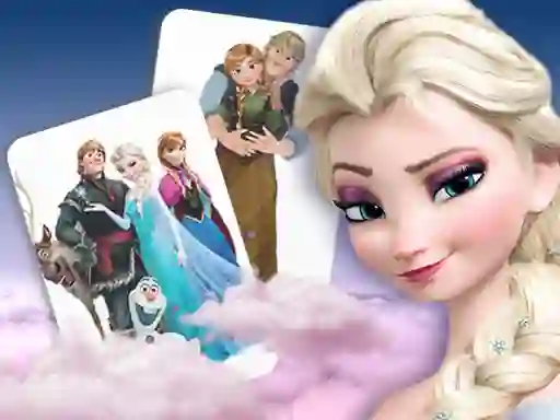 Cluiche Frozen Memory Card Match ar líne