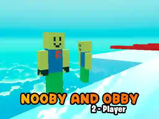 Cluiche Nooby And Obby 2-Player ar líne