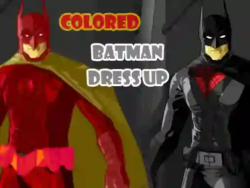 Cluiche Colored Batman Dress Up ar líne
