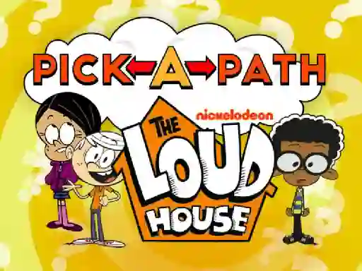 Cluiche The Loud House Pick-a-Path ar líne
