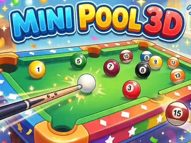 Cluiche Mini Pool 3D ar líne