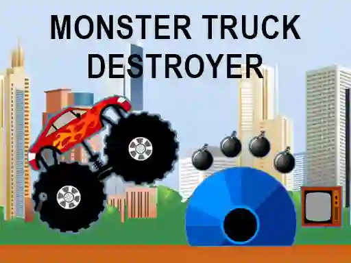 Cluiche Monster truck destroyer ar líne