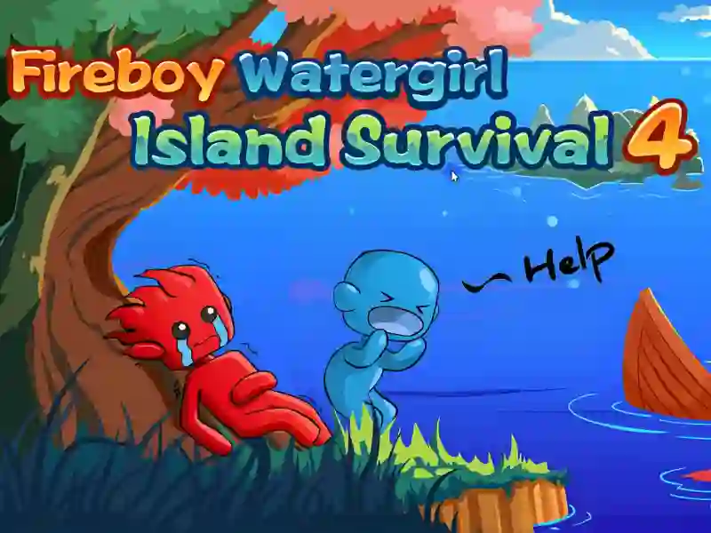 Cluiche Fireboy Watergirl Island Survival 4 ar líne