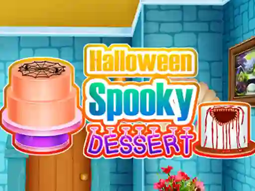 Cluiche Halloween Spooky Dessert ar líne
