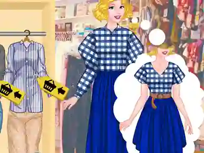 Cluiche Princesses Thrift Shop Challenge ar líne