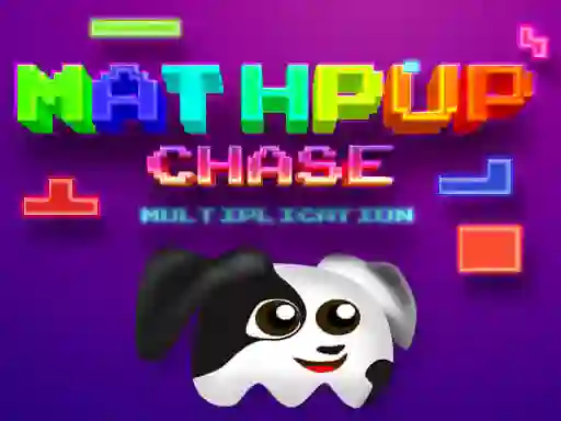 Cluiche Mathpup Chase Multiplication ar líne